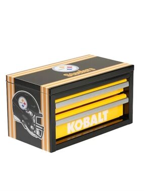 KOBALT Pittsburgh Steelers Yellow Tool Drawer Organizer Box